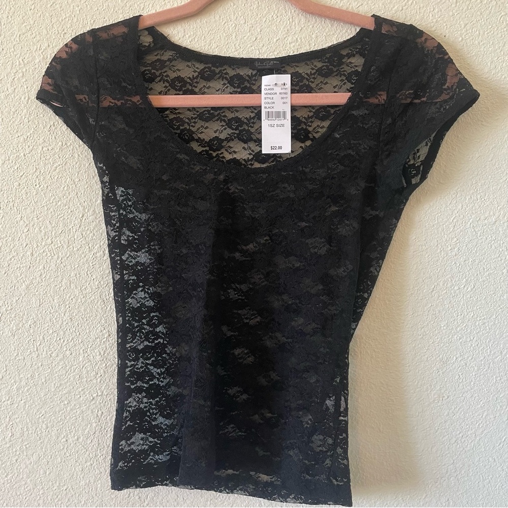 brandy melville lottie lace top